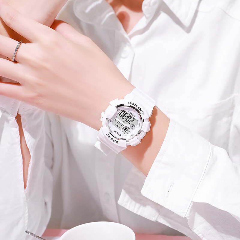 Smartwatch Digital Watches For Kid Girl - YIKAZE Kids Watches Fashion Luminous Waterproof