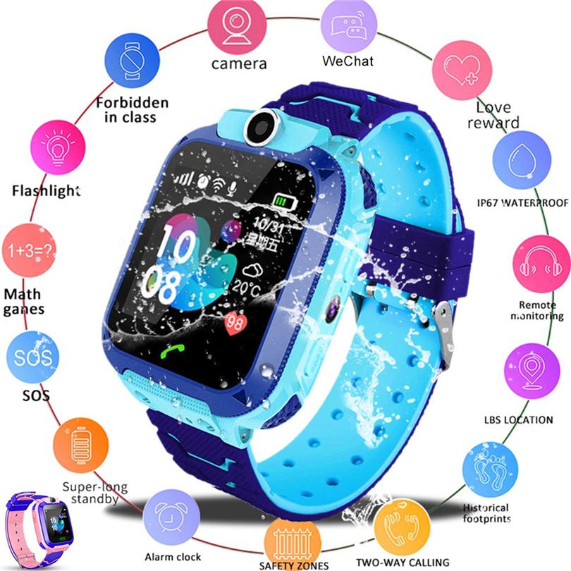 Smartwatch Watches For Kids With Gps - Q12 Children Kids Smart Watch SOS