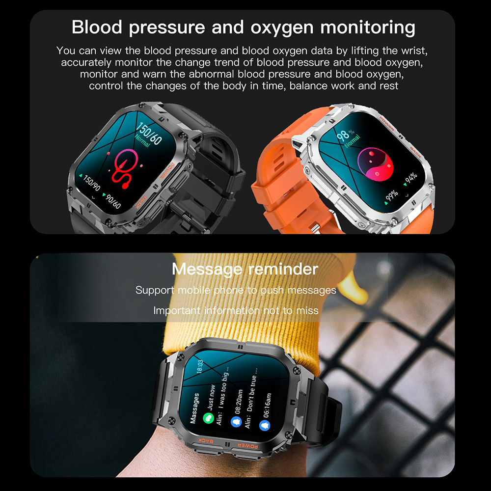 K61 Pro Smart Watch Men Women  - Smartwatch Watches For Women With Gps 评论和价格