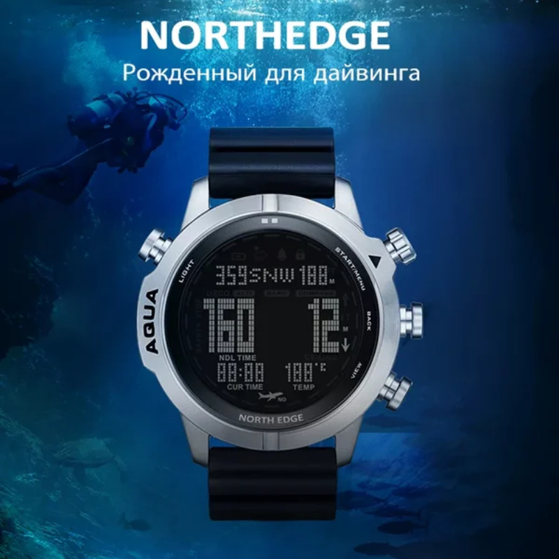 NORTH EDGE Men's Professional  - Altimeter Compass Watch 评论和价格