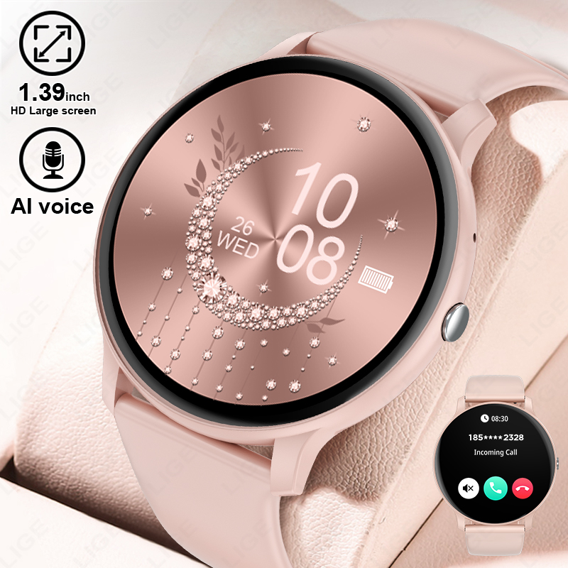 LIGE Smart Watch Women Men Blu - Watches Ladies Smartwatch 评论和价格