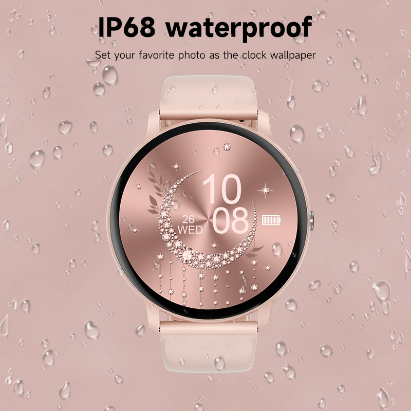 LIGE Smart Watch Women Men Blu - Watches Ladies Smartwatch 评论和价格