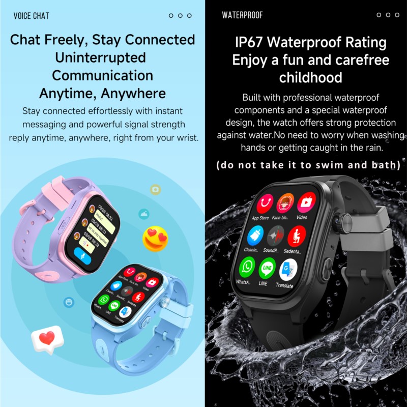 4G Smart Watch Kids 2.0 Inch H - Smartwatch Watches For Kids With Gps 评论和价格