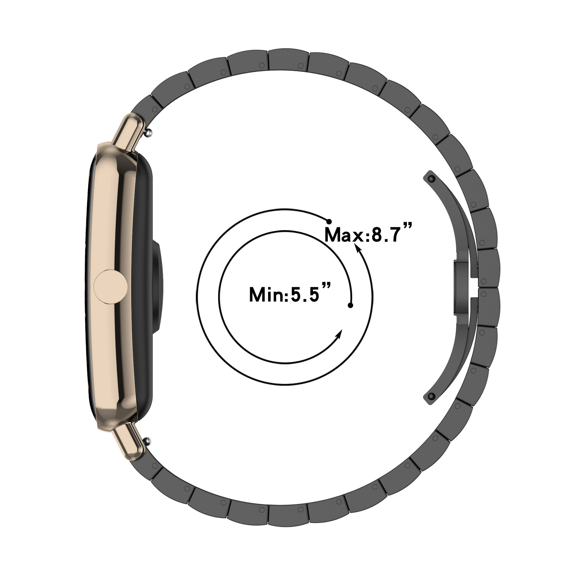 16mm Stainless Steel wristband - Timex Watches Smartwatch 评论和价格