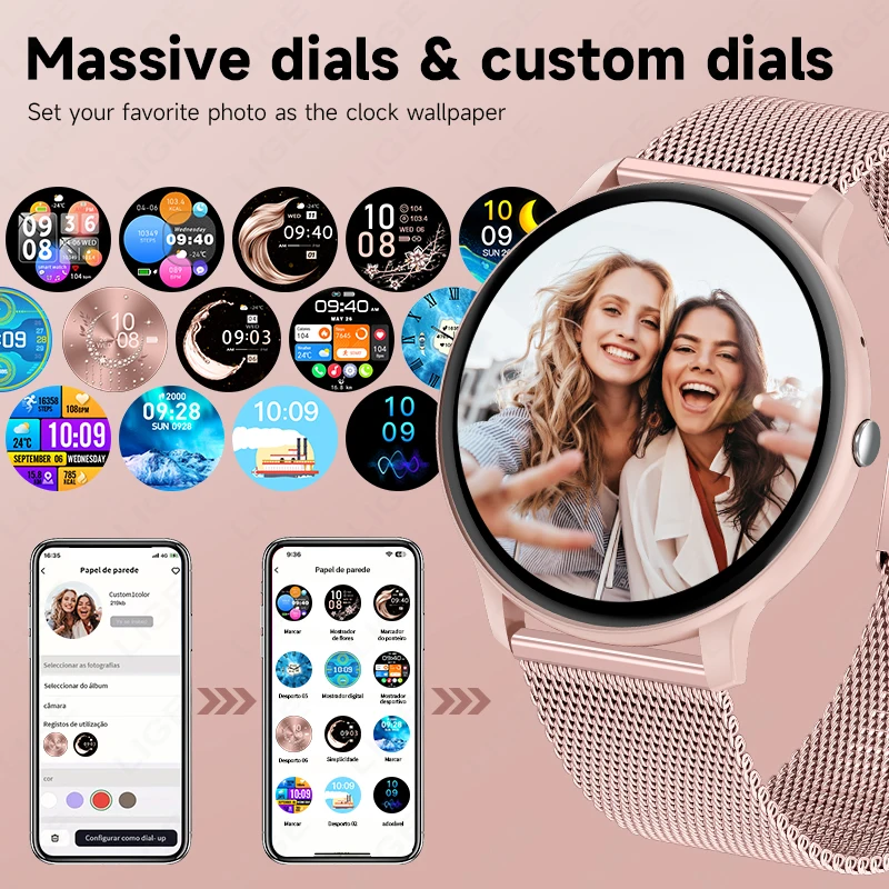 LIGE Bluetooth Call Smart Watc - Watches Ladies Smartwatch 评论和价格