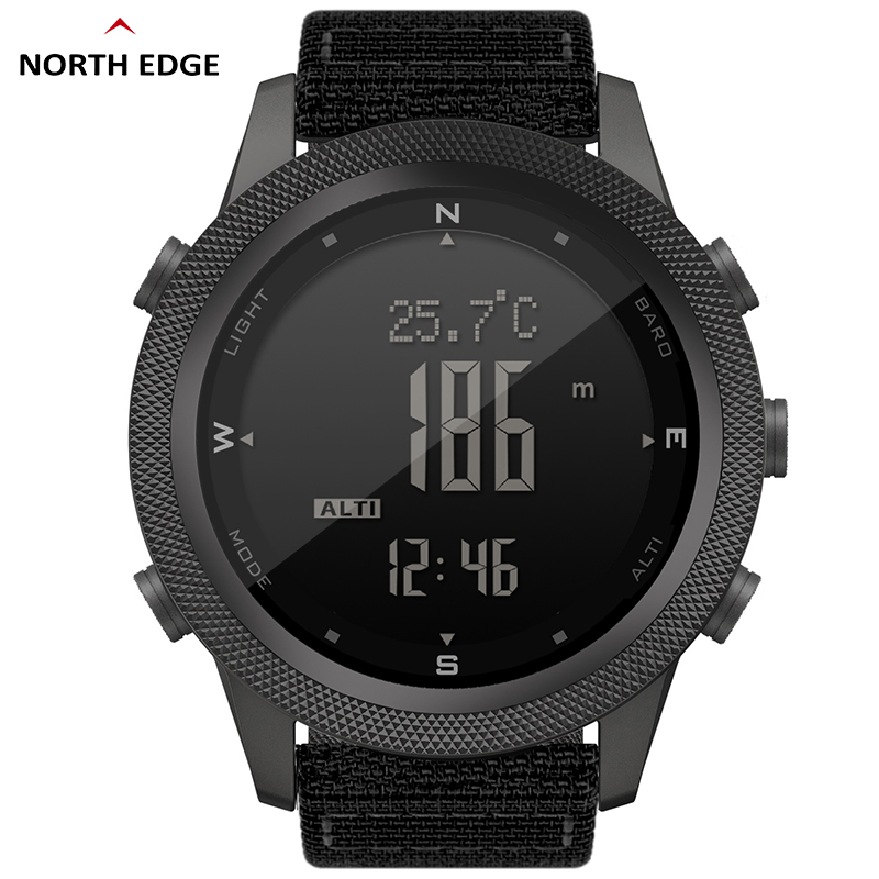 NORTH EDGE APACHE-46 Men Digit - Altimeter Compass Watch 评论和价格