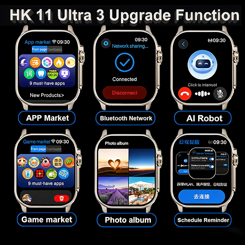 New Watches Men HK11 ULTRA3 Sm - Smartwatch Watches For Girls 评论和价格