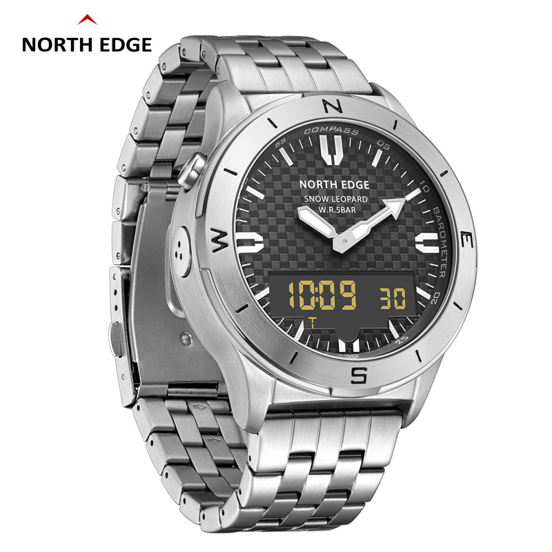 Men Waterproof Outdoor Smart W - Altimeter Compass Watch 评论和价格